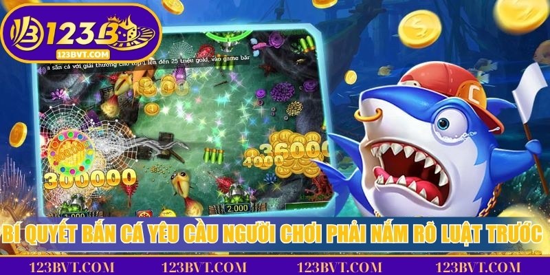 Minh họa luật chơi bắn cá: hiểu cách tính điểm, chọn mục tiêu và quản lý đạn trước khi bắt đầu ván