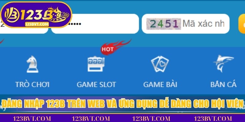 Hướng dẫn đăng nhập 123B trên website: nhập tài khoản, mật khẩu và truy cập an toàn