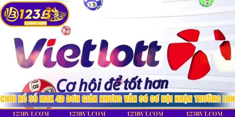 Ví dụ cách chọn số Max 4D: chọn dãy 4 chữ số và đối chiếu kết quả để nhận thưởng